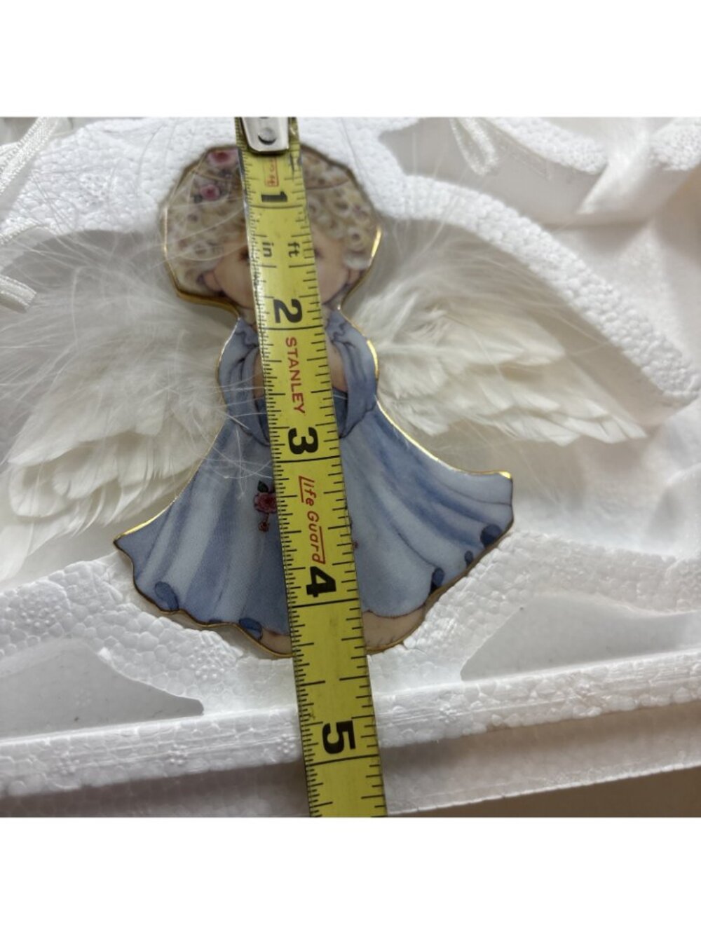 Bradford Editions Small Blessings Angels Ornaments Porcelain Set of 3 - Picture 6 of 7